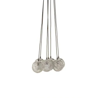 Lampa sufitowa Saturn 7-ramienna Ø 15 cm (kula)